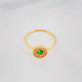 Anillo Circulo Tupido 1.55g / T6 Oro Amarillo 18K