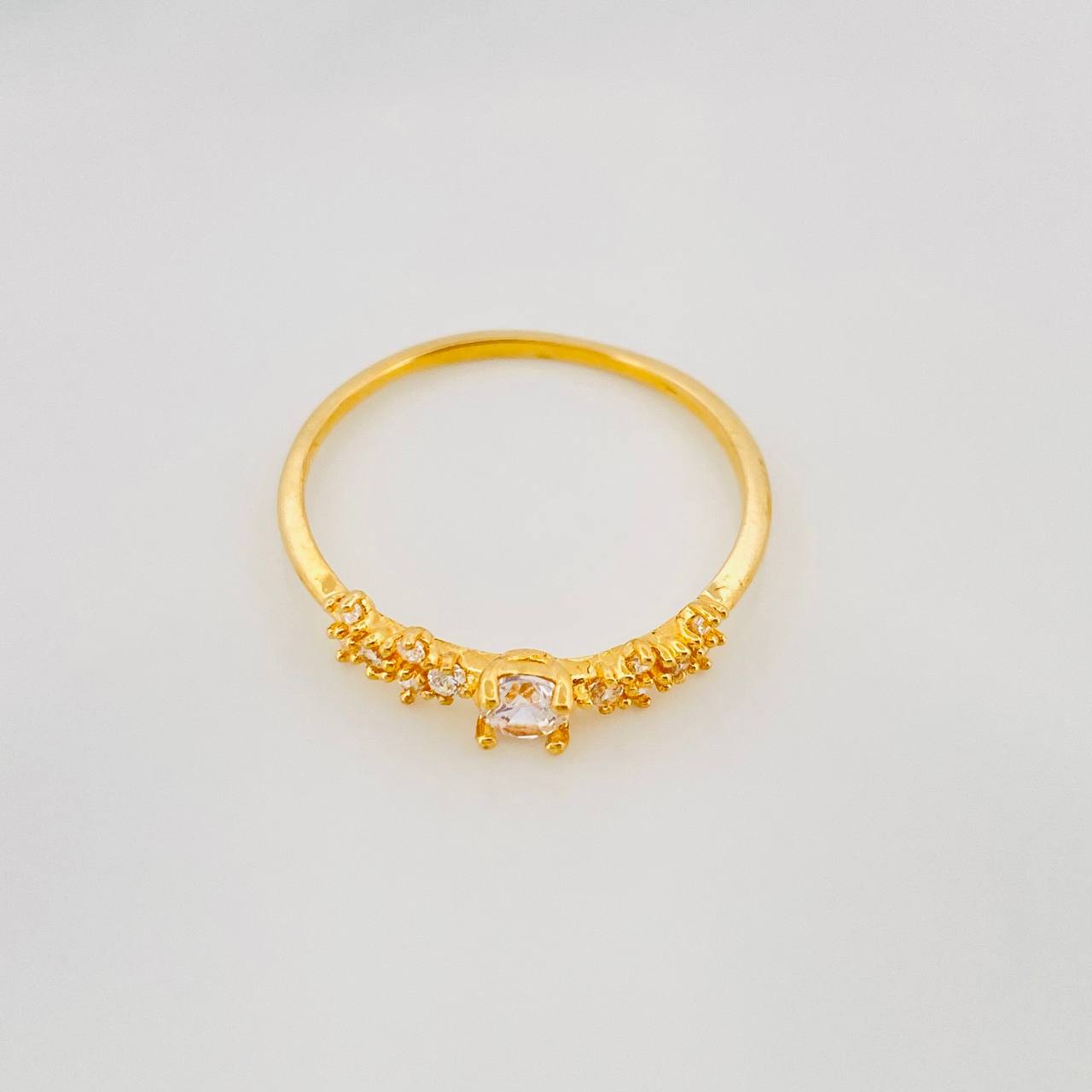Anillo Solitario 1.45g / T8 1/4 Oro Amarillo 18K