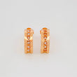 Topos Bv Medio Carril 3g / 4mm Oro Rosa 18K