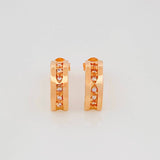 Topos Bv Medio Carril 2.8g / 4mm Oro Rosa 18K
