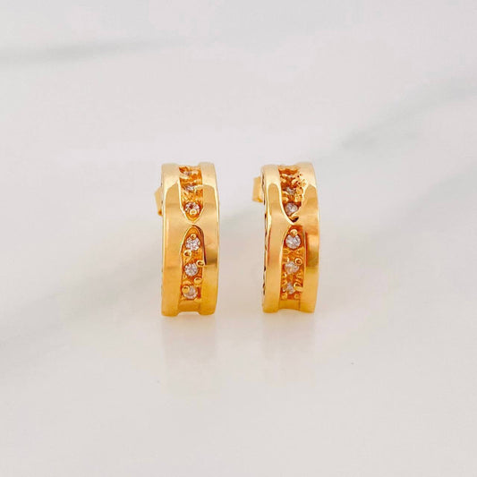 Topos Bv Medio Carril 2.85g / 4mm Oro Amarillo 18K