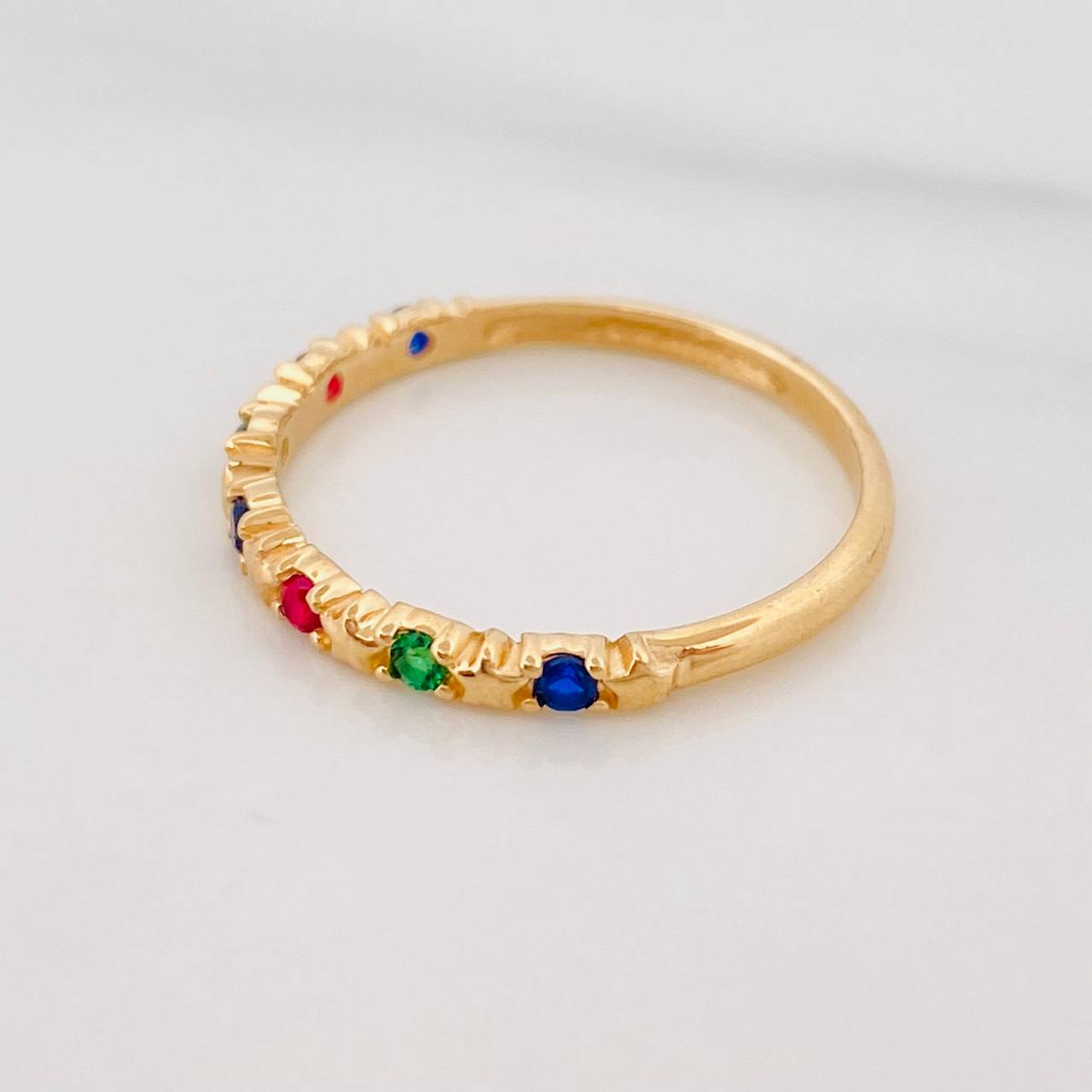 Anillo Churumbela 1.55g / T6 3/4 Oro Amarillo 18K