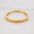 Anillo Churumbela Tornillo 1.4g / T6 1/2 Oro Amarillo 18K