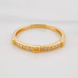 Anillo Churumbela Tornillo 1.4g / T6 1/2 Oro Amarillo 18K