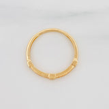 Anillo Churumbela Tornillo 1.4g / T6 1/2 Oro Amarillo 18K