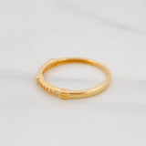 Anillo Churumbela Tornillo 1.4g / T6 1/2 Oro Amarillo 18K
