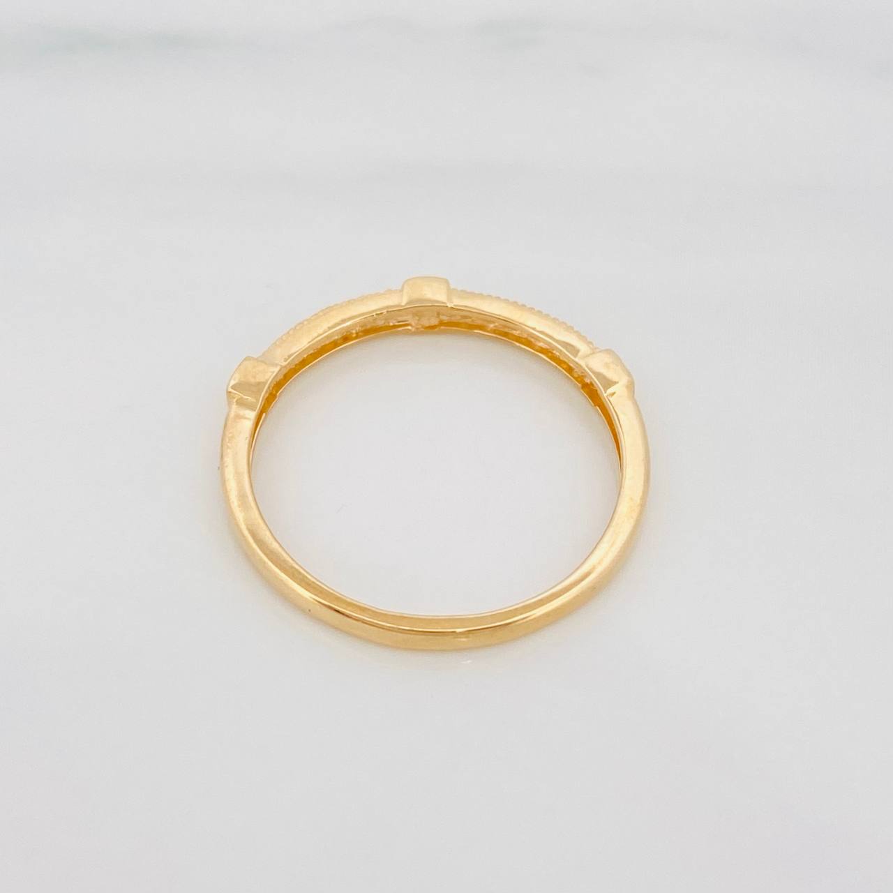 Anillo Churumbela Tornillo 1.4g / T6 1/2 Oro Amarillo 18K