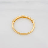 Anillo Churumbela Tornillo 1.4g / T6 1/2 Oro Amarillo 18K