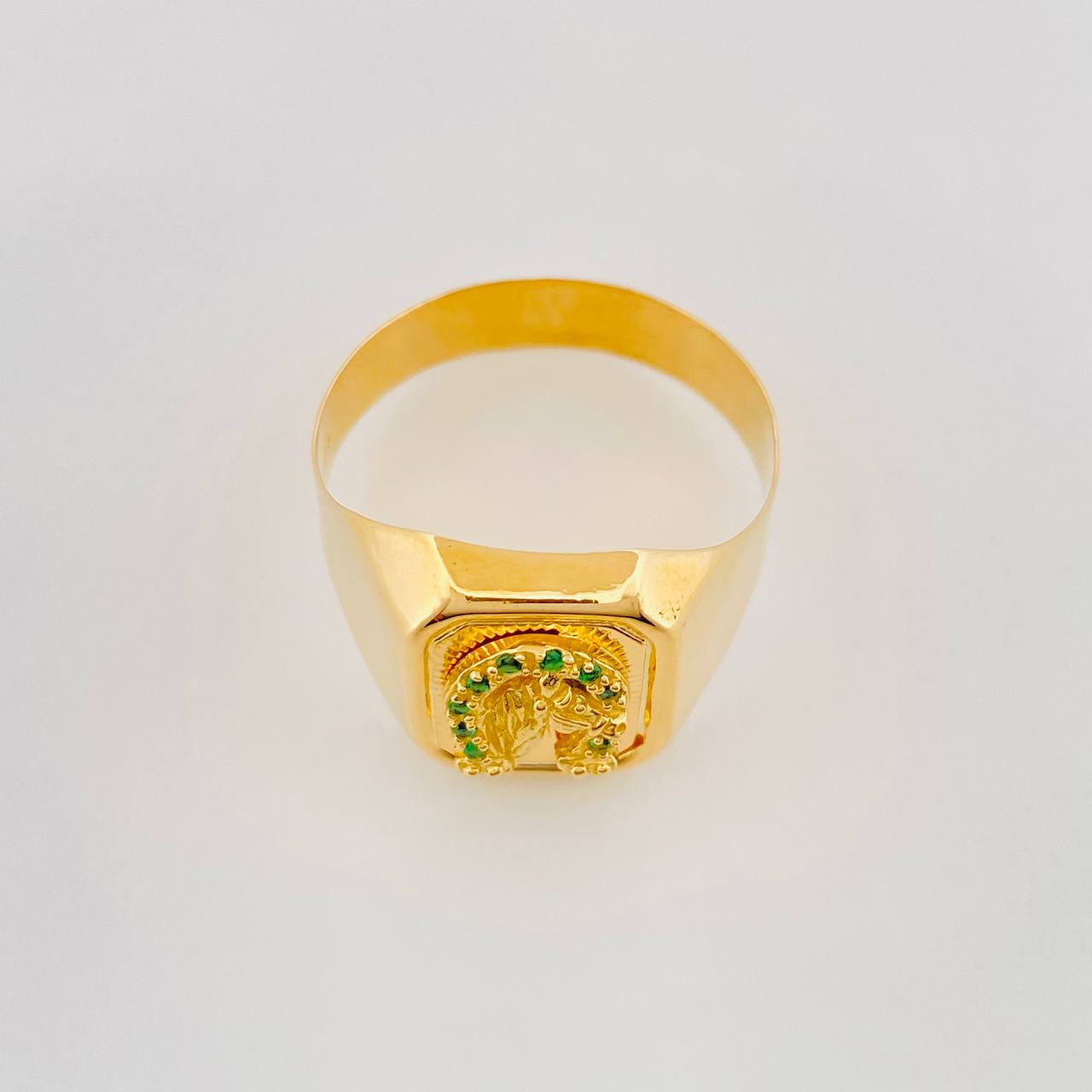 Anillo Herradura Caballo 4.3g / T11 1/2 Oro Amarillo 18K