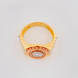 Anillo Correa Corona 5.85g / T9 3/4 Tres Oros 18K
