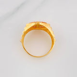Anillo Correa Corona 5.85g / T9 3/4 Tres Oros 18K