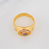Anillo San Miguel Arcangel 6.25g / T9 3/4 Tres Oros 18K