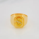 Anillo Signo Peso 4.2g / T9 Oro Amarillo 18K