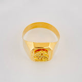 Anillo Signo Peso 4.2g / T9 Oro Amarillo 18K