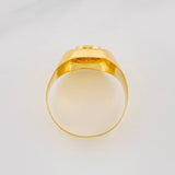 Anillo Signo Peso 4.2g / T9 Oro Amarillo 18K