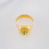 Anillo Cruz Cuadrado 4.3g / T11 1/2 Oro Amarillo 18K