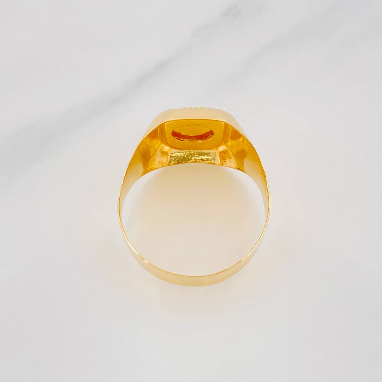 Anillo Cruz Cuadrado 4.3g / T11 1/2 Oro Amarillo 18K