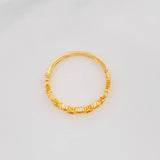 Anillo Churumbela Corazones 1.6g / T6 Oro Amarillo 18K