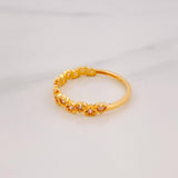 Anillo Churumbela Corazones 1.6g / T6 Oro Amarillo 18K