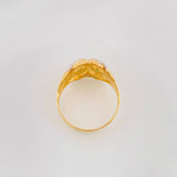 Anillo Buho 5.15g / T9 Dos Oros Amarillo Blanco 18K