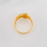 Anillo Cruz Cristo 5.25g / T10 Tres Oros 18K