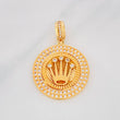 Dije Medalla Corona 8.45g / 3.8cm Oro Amarillo 18K