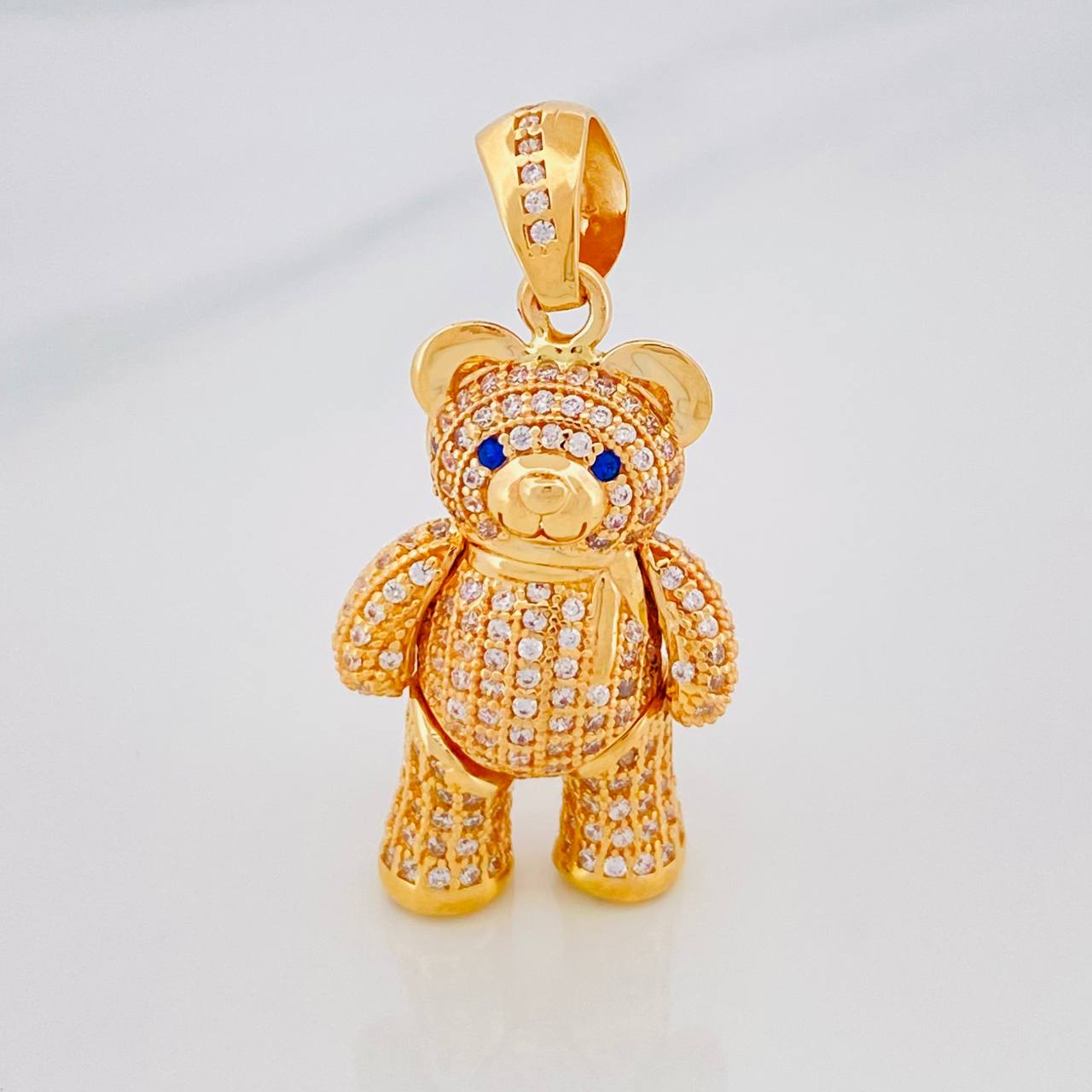 Dije Oso Bufanda Articulado 8.85g / 3.5cm Oro Amarillo 18K