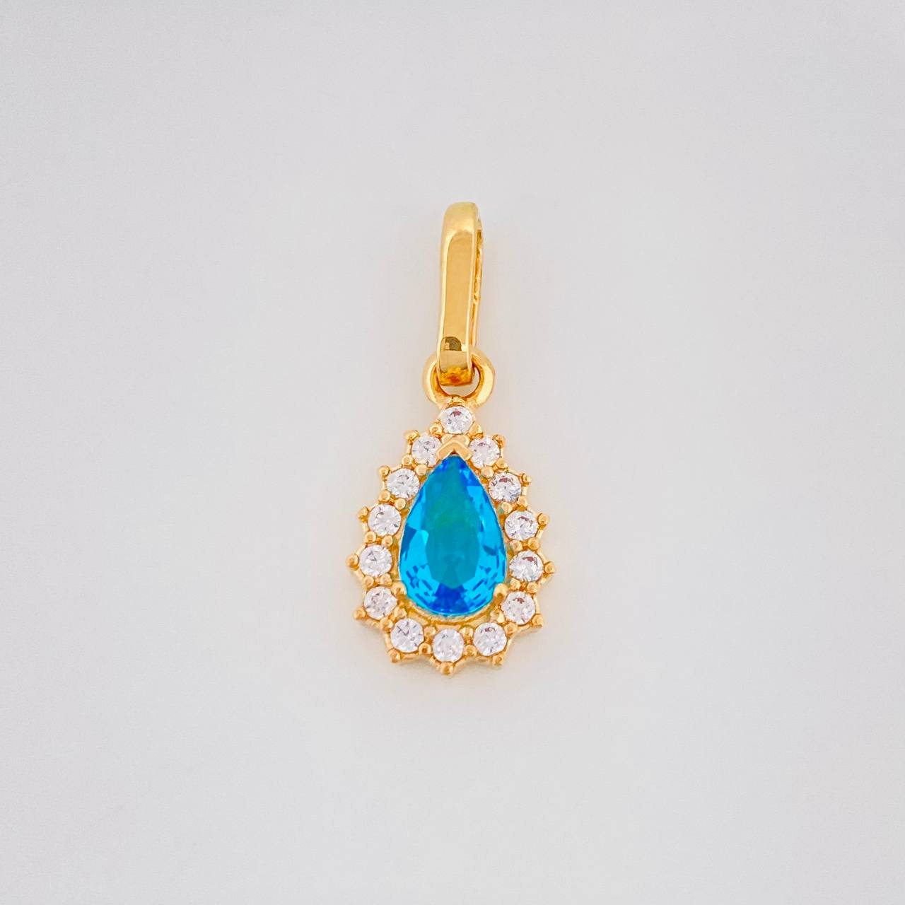 Dije Gota Tupida 1.15g / 1.8cm Oro Amarillo 18K