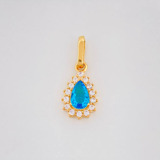 Dije Gota Tupida 1.15g / 1.8cm Oro Amarillo 18K