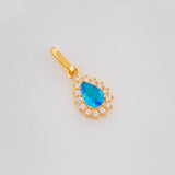 Dije Gota Tupida 1.15g / 1.8cm Oro Amarillo 18K
