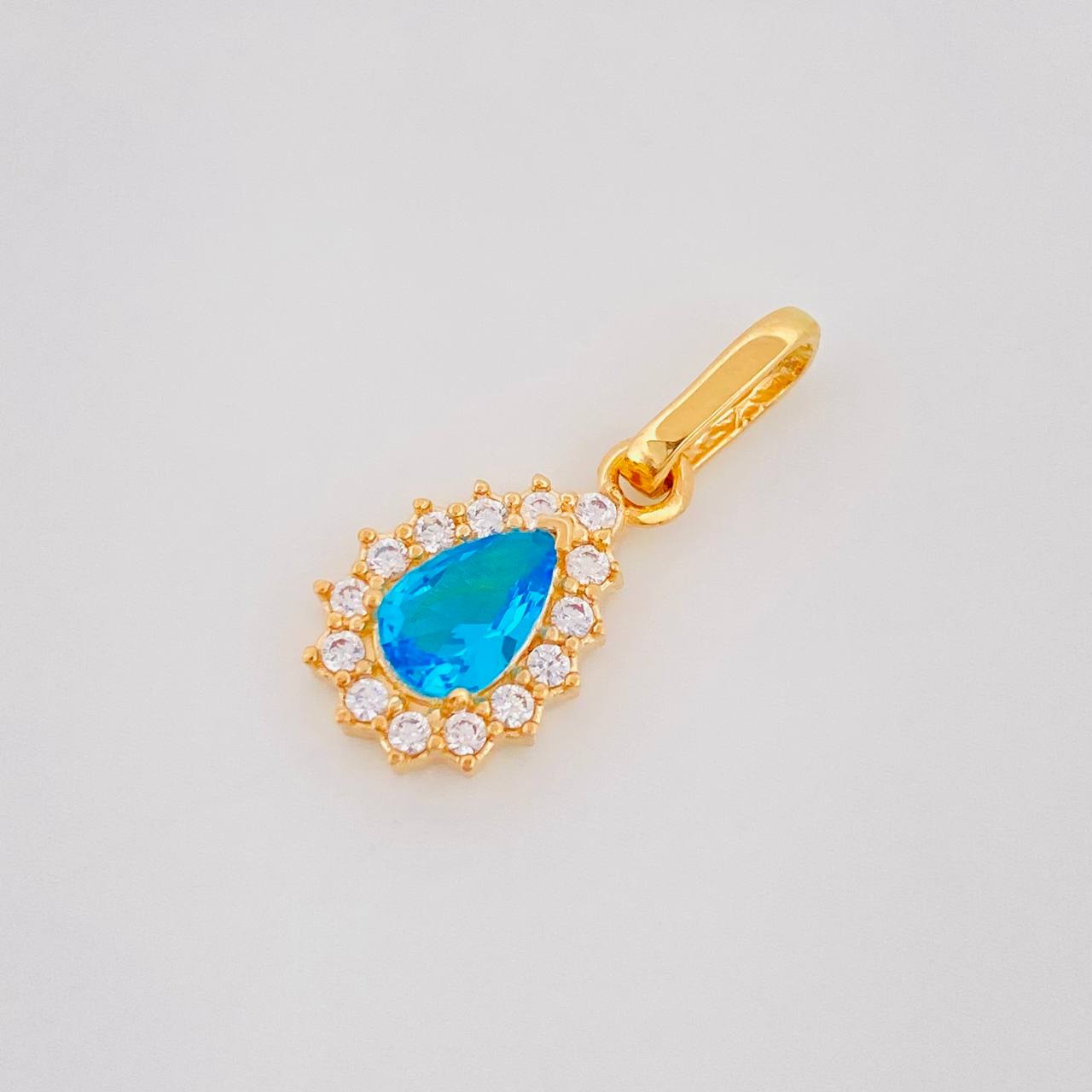 Dije Gota Tupida 1.15g / 1.8cm Oro Amarillo 18K