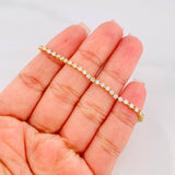 Pulso Tennis 4.75g / 16.5cm / 1.68mm Oro Amarillo 18K