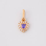 Dije Halo Corazón 0.5g / 1.4cm Oro Rosa 18K