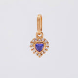 Dije Halo Corazón 0.5g / 1.4cm Oro Rosa 18K