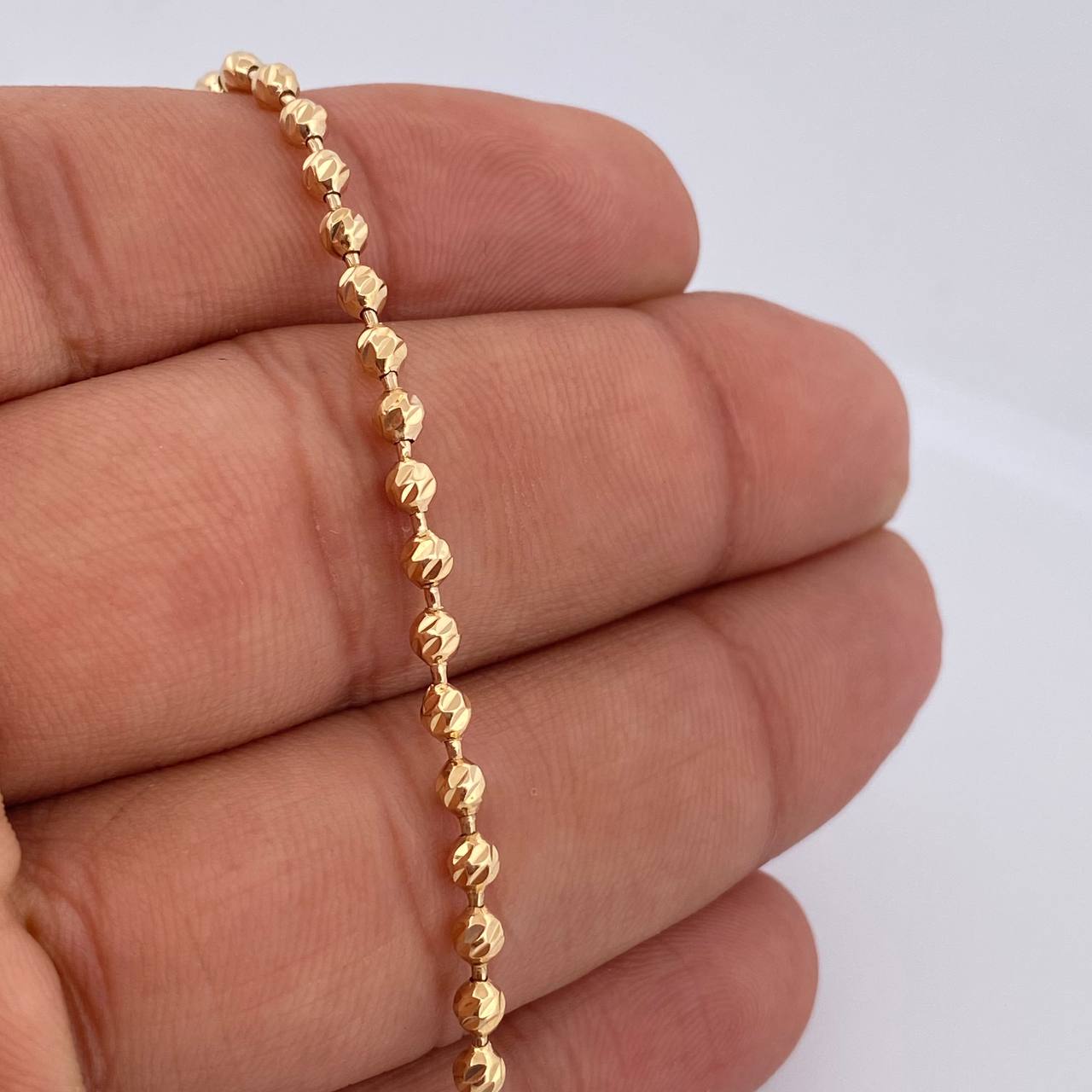 Pulso Militar 6.4gr / 21cm / Oro 18K $