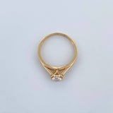 Anillo Solitario Churumbela 2.5gr / T7 / Oro 18K &