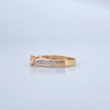 Anillo Solitario Churumbela  3.1gr / T6 1/2 / Oro 18K &