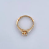 Anillo Solitario Churumbela  3.1gr / T6 1/2 / Oro 18K &