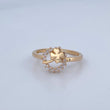 Anillo Trebol Suerte 2.35gr / T7 1/2 / Oro 18K &