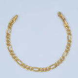 Pulso Figaro 4.2gr / 18.8cm / +1 Oro 18K &