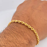 Pulso Lazo 4.05gr / 19cm / +3 Oro 18K &