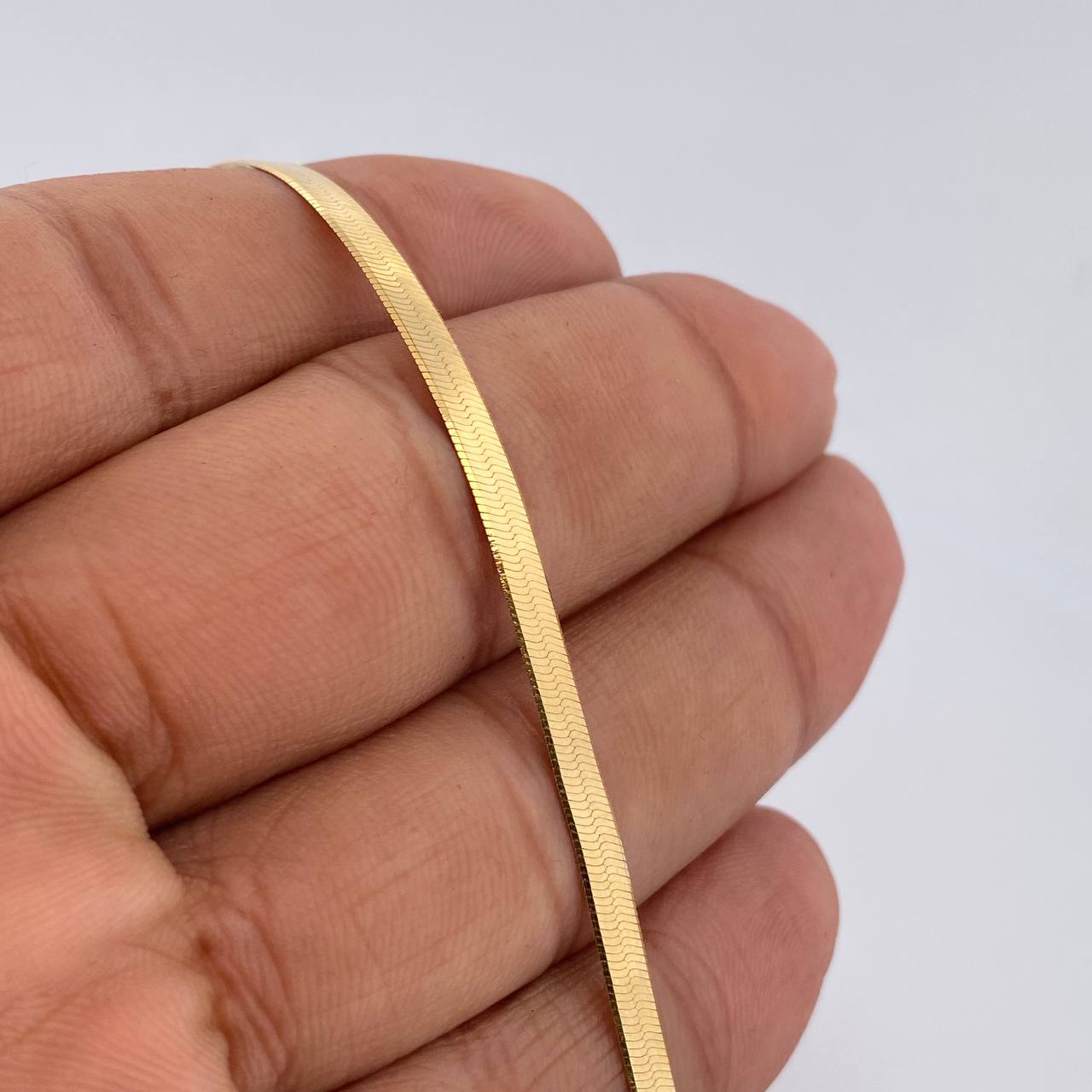 Pulso Espejo 4.55gr / 19cm / +3 Oro 18K &