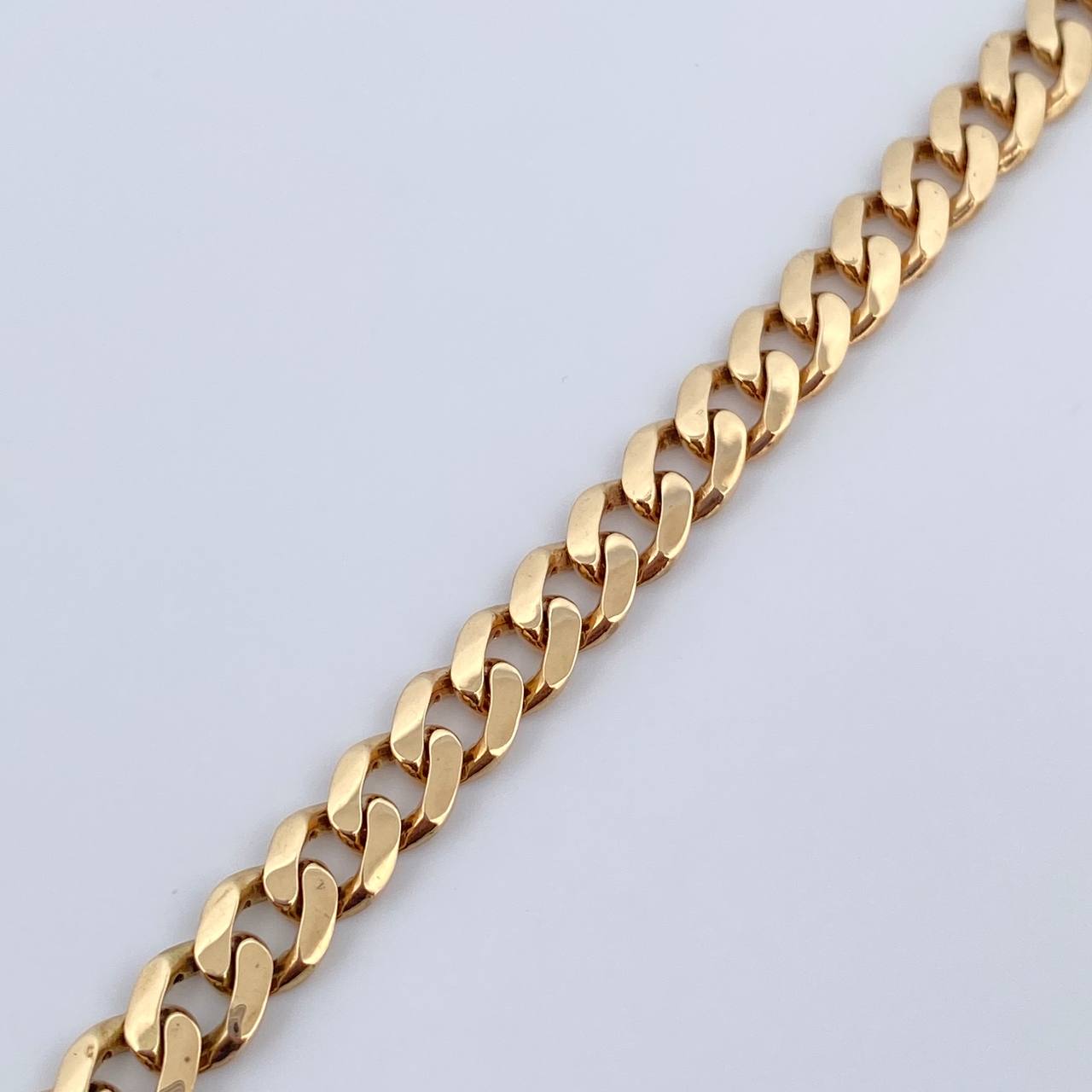 Pulso Cubano 9.05gr / 20.3cm / 5.9mm Oro Amarillo Nac.Esp. 18K &