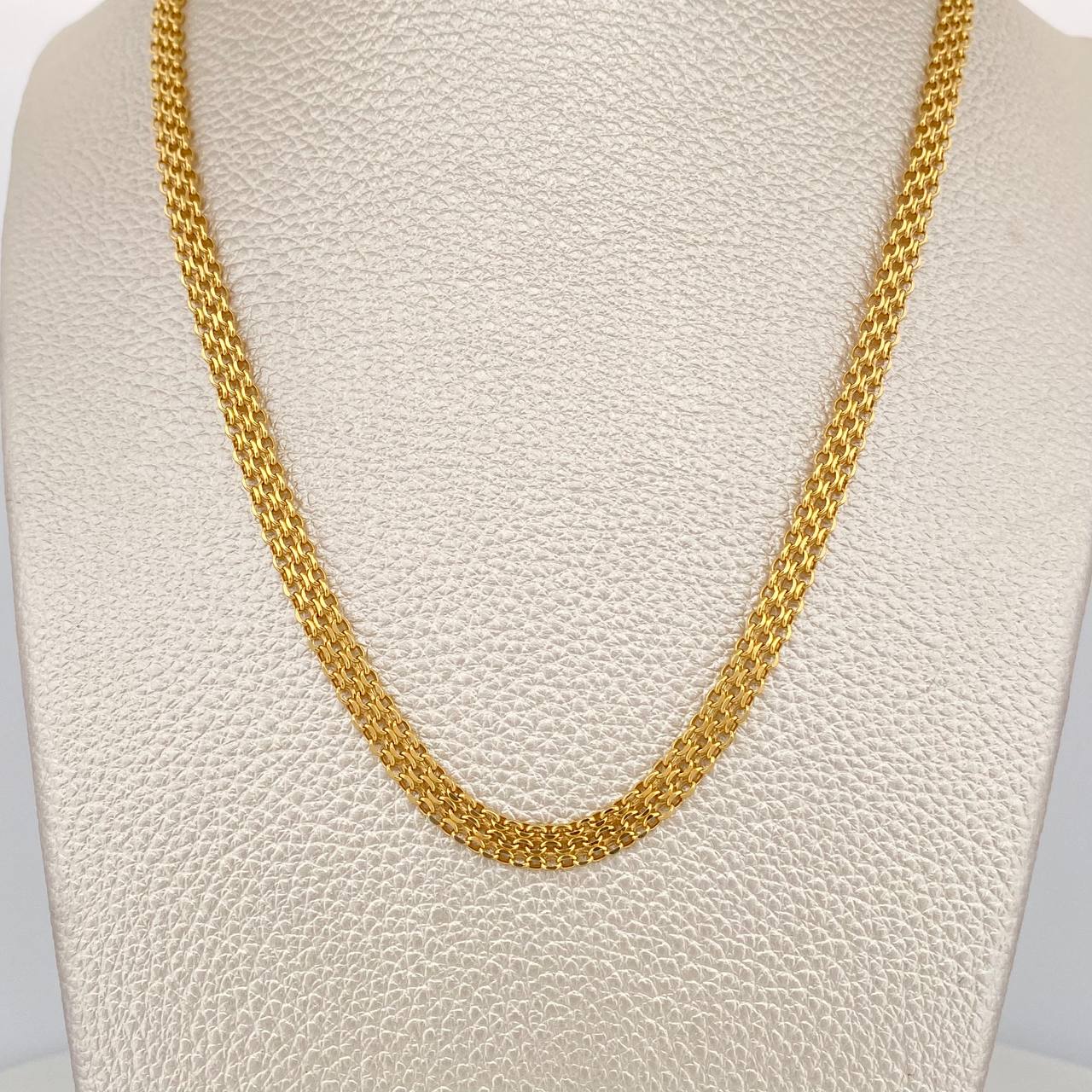 Cadena China 6.35 g / 45 cm / 4.5 mm Oro Amarillo 18K