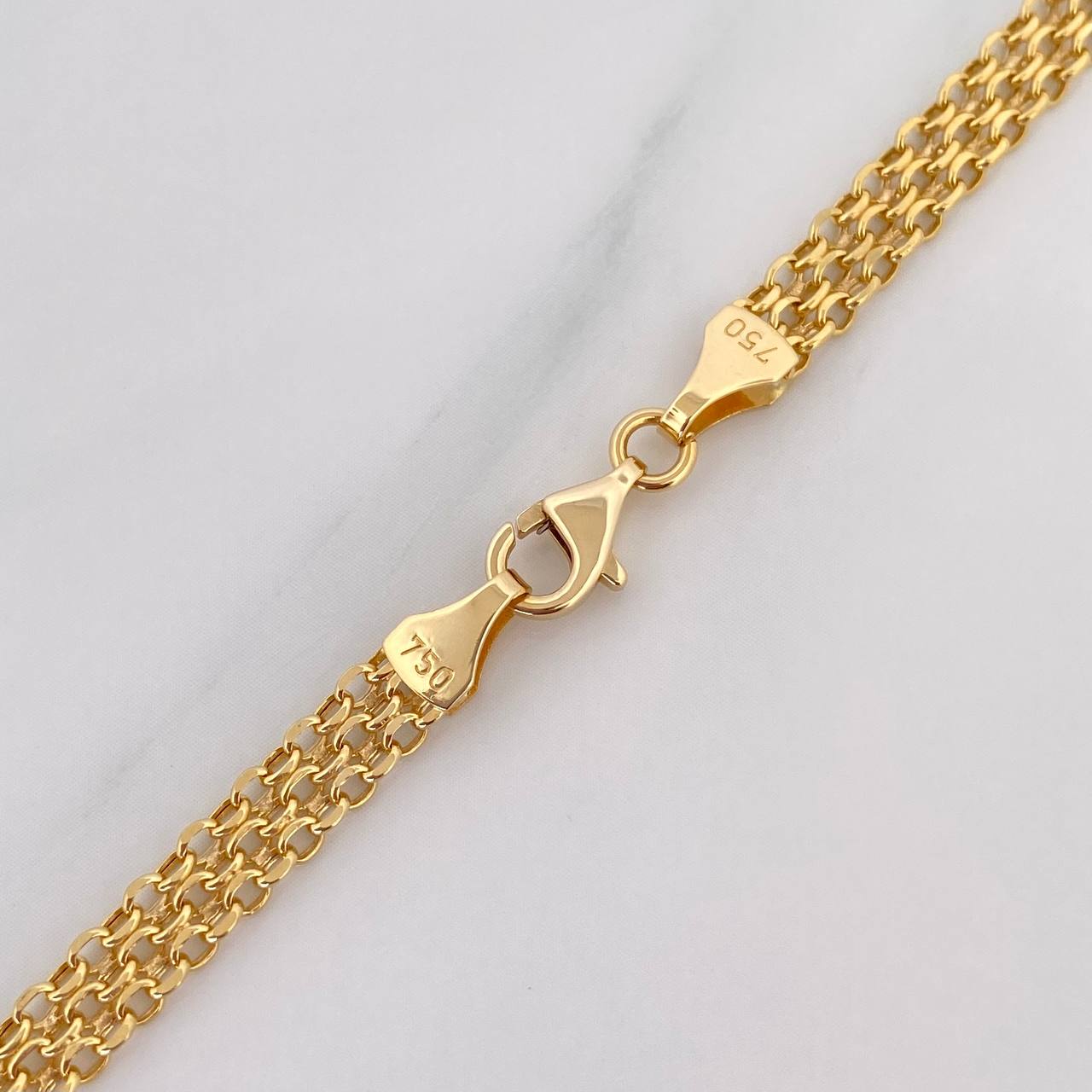 Cadena China 6.35 g / 45 cm / 4.5 mm Oro Amarillo 18K