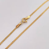 Cadena China 2.25 g / 45.5 cm / 1.6 mm Oro Amarillo 18K