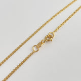Cadena China 3.3 g / 60.5 cm / 1.4 mm Oro Amarillo 18K