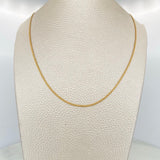 Cadena China 3.3 g / 60.5 cm / 1.4 mm Oro Amarillo 18K
