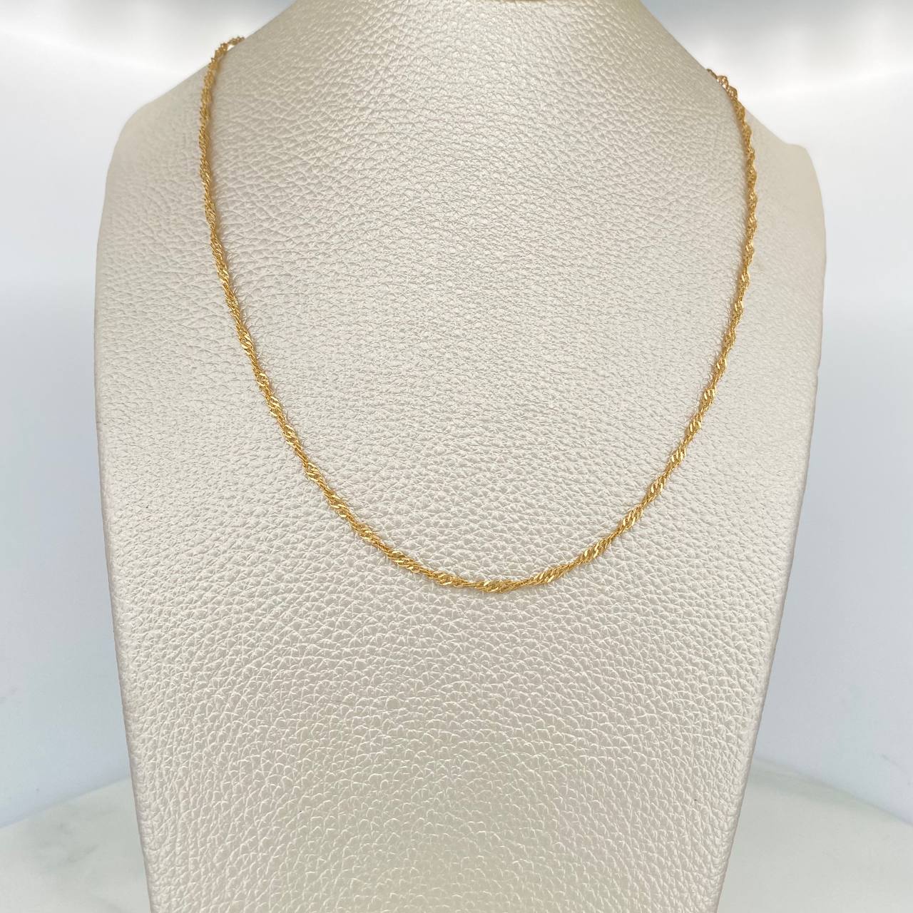 Cadena Singapur 1.55 g / 45 cm / 1.4 mm Oro Amarillo 18K