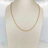 Cadena Singapur 1.55 g / 45 cm / 1.4 mm Oro Amarillo 18K